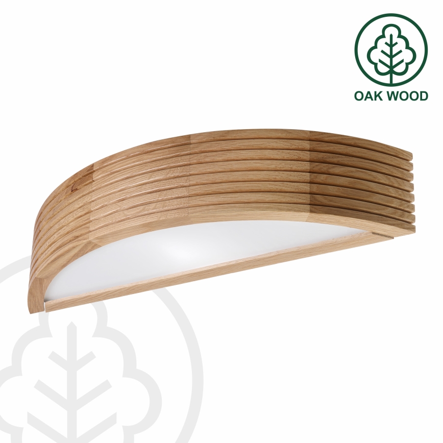 Brilagi - LED-seinavalgusti CARVALHO MODERN 1xE27/60W/230V tamm