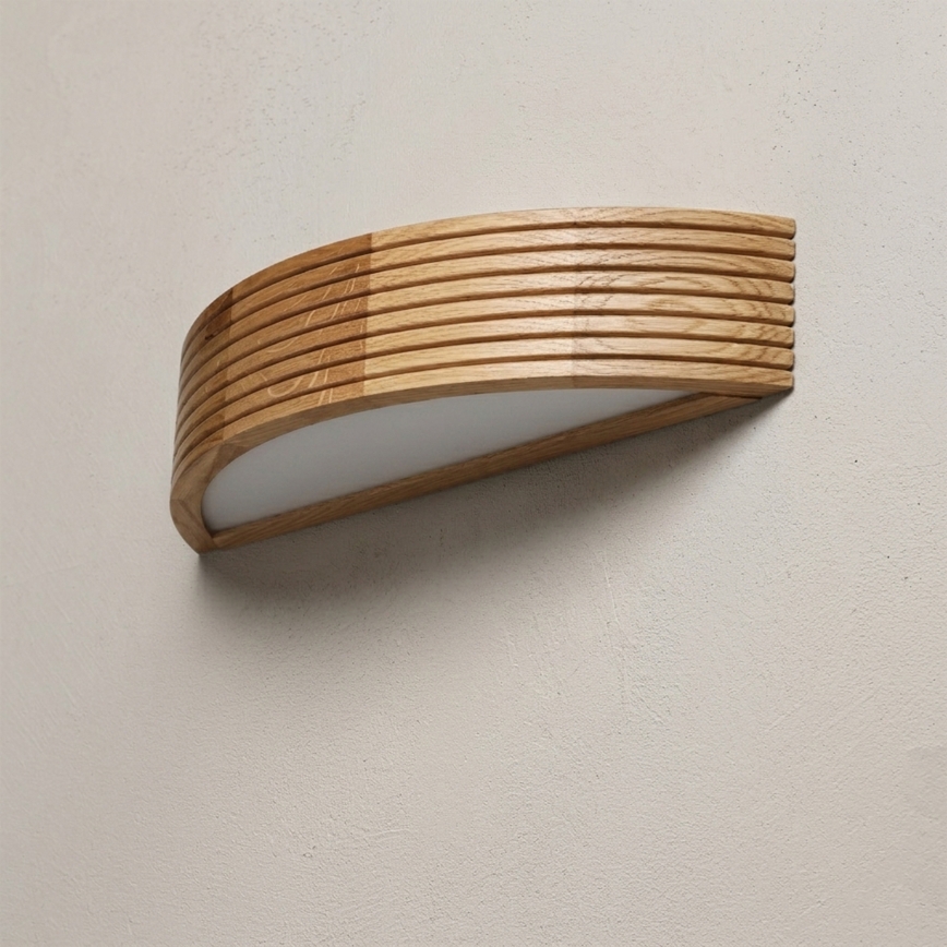 Brilagi - LED-seinavalgusti CARVALHO MODERN 1xE27/60W/230V tamm