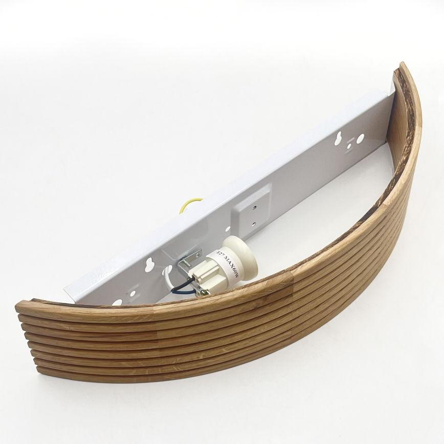 Brilagi - LED-seinavalgusti CARVALHO MODERN 1xE27/60W/230V tamm