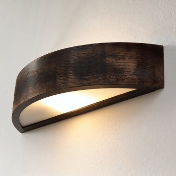 Brilagi - LED seinavalgusti CARVALHO SMOKEY 1xE27/60W/230V tamm