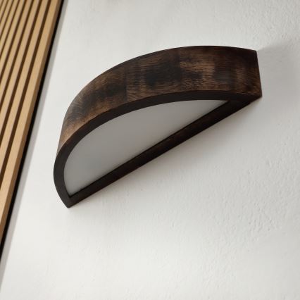 Brilagi - LED seinavalgusti CARVALHO SMOKEY 1xE27/60W/230V tamm