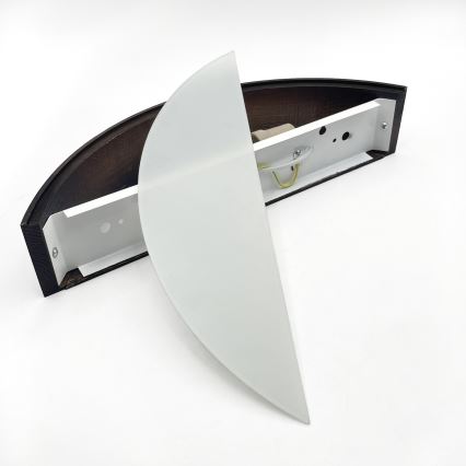 Brilagi - LED seinavalgusti CARVALHO SMOKEY 1xE27/60W/230V tamm