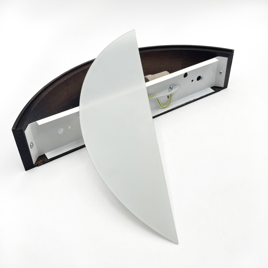 Brilagi - LED seinavalgusti CARVALHO SMOKEY 1xE27/60W/230V tamm