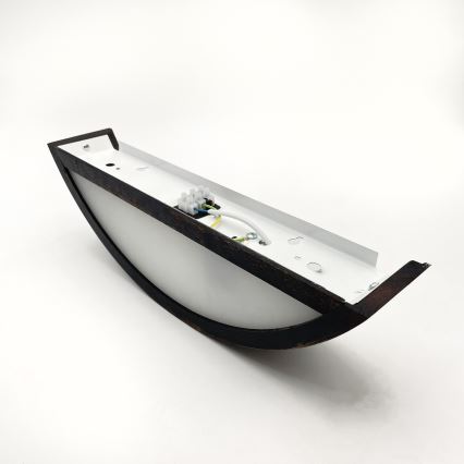 Brilagi - LED seinavalgusti CARVALHO SMOKEY 1xE27/60W/230V tamm