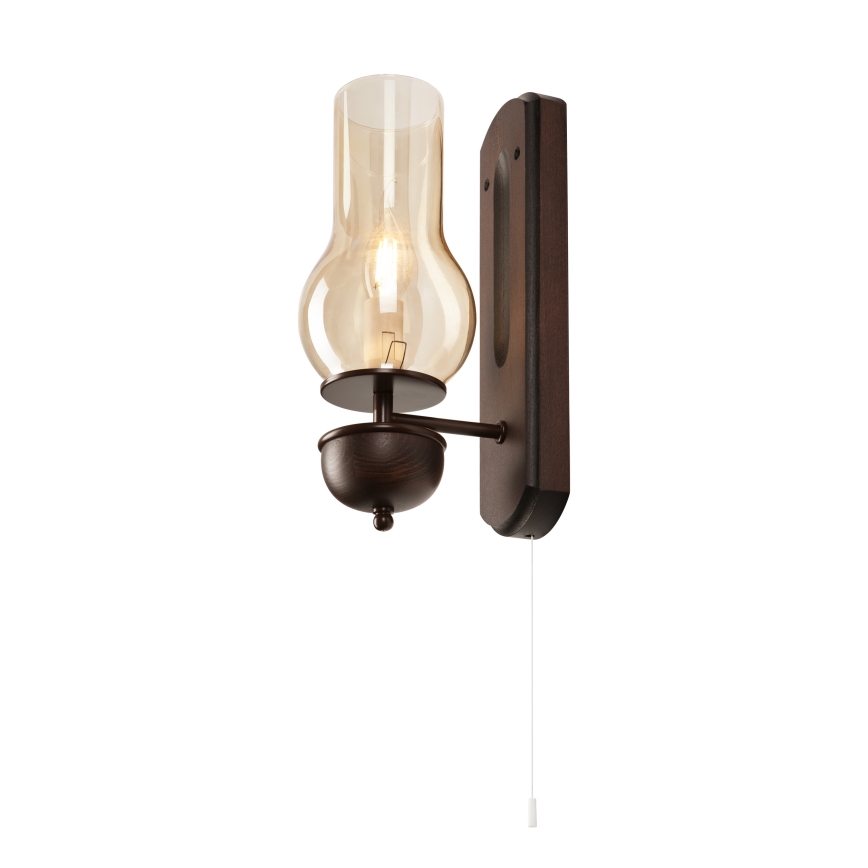Brilagi - LED Seinavalgusti COTTAGE 1xE14/40W/230V pöök/pruun
