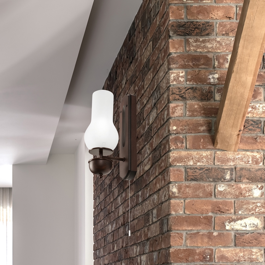 Brilagi - LED Seinavalgusti COTTAGE 1xE14/40W/230V pöök/valge