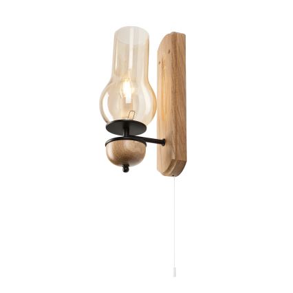 Brilagi - LED Seinavalgusti COTTAGE 1xE14/40W/230V tamm/pruun