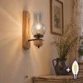 BRILAGI - LED seinavalgusti COTTAGE 1xE14/40W/230V tamm/suitsuhall