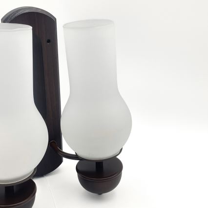 Brilagi - LED Seinavalgusti COTTAGE 2xE14/40W/230V pöök/valge