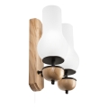 Brilagi - LED Seinavalgusti COTTAGE 2xE14/40W/230V tamm/valge
