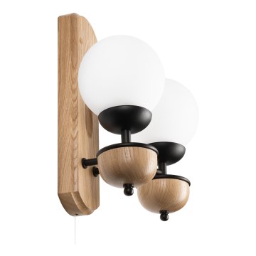 Brilagi - LED Seinavalgusti COTTAGE 2xG9/40W/230V tamm/valge