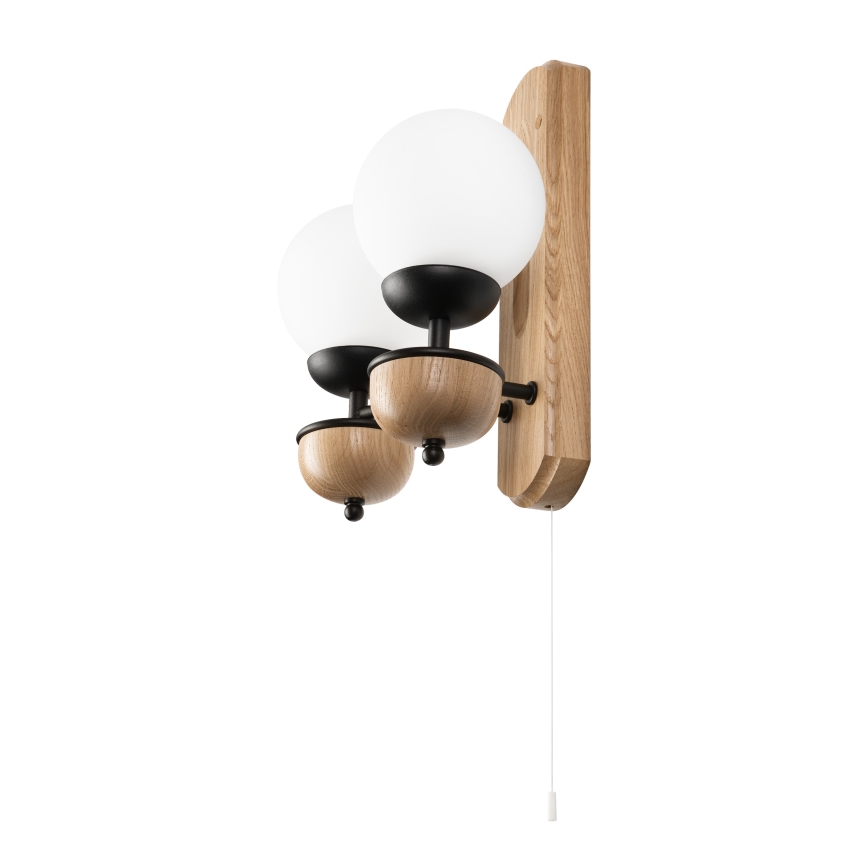 Brilagi - LED Seinavalgusti COTTAGE 2xG9/40W/230V tamm/valge