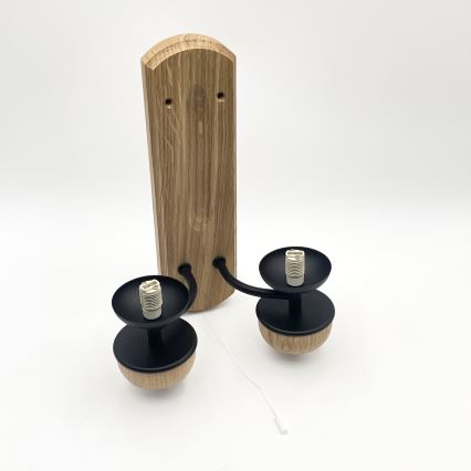 Brilagi - LED Seinavalgusti COTTAGE 2xG9/40W/230V tamm/valge