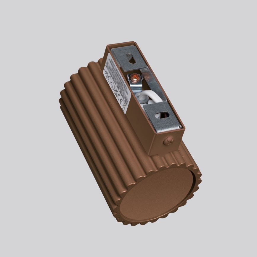 Brilagi - LED-seinavalgusti CRESTO 1xGU10/10W/230V 10 cm pruun