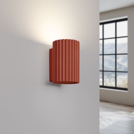 Brilagi - LED seinavalgusti CRESTO 1xGU10/10W/230V 10 cm punane