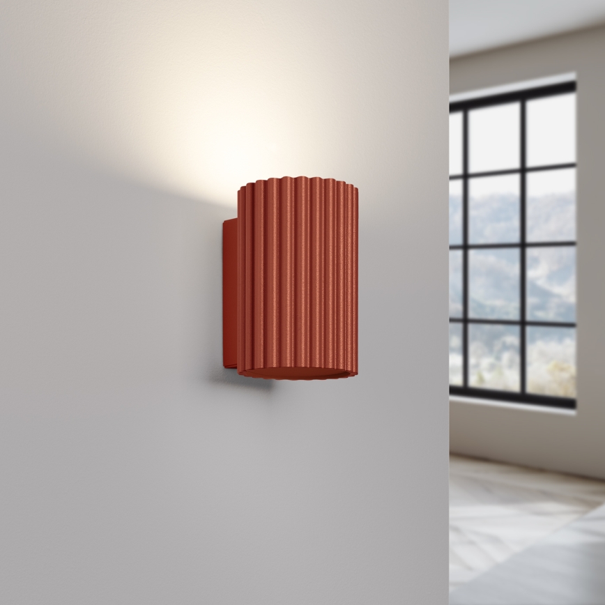 Brilagi - LED seinavalgusti CRESTO 1xGU10/10W/230V 10 cm punane