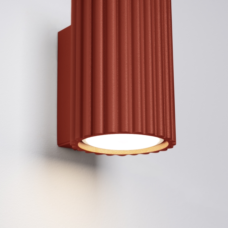 Brilagi - LED seinavalgusti CRESTO 1xGU10/10W/230V 10 cm punane