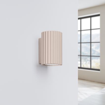 Brilagi - LED-seinavalgusti CRESTO 1xGU10/10W/230V 10 cm taupe
