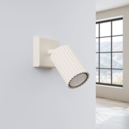 Brilagi - LED-seinavalgusti CRESTO 1xGU10/10W/230V kreemjas