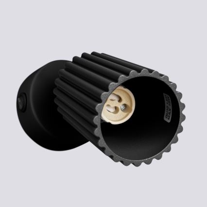 Brilagi - LED-seinavalgusti CRESTO 1xGU10/10W/230V must