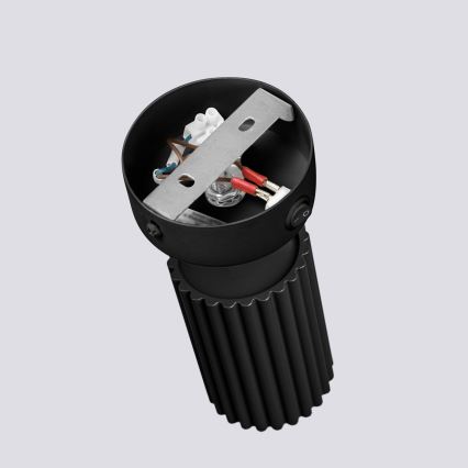 Brilagi - LED-seinavalgusti CRESTO 1xGU10/10W/230V must