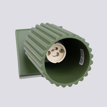 Brilagi - LED-seinavalgusti CRESTO 1xGU10/10W/230V roheline