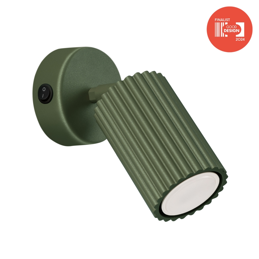 Brilagi - LED seinavalgusti CRESTO 1xGU10/10W/230V roheline