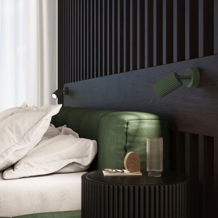 Brilagi - LED seinavalgusti CRESTO 1xGU10/10W/230V roheline