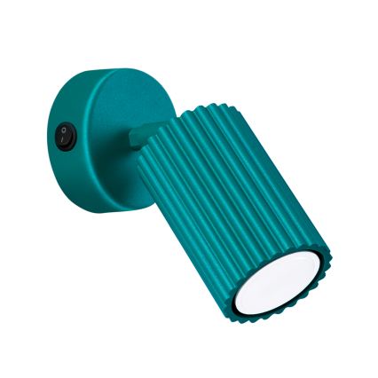 Brilagi - LED-seinavalgusti CRESTO 1xGU10/10W/230V türkiissinine