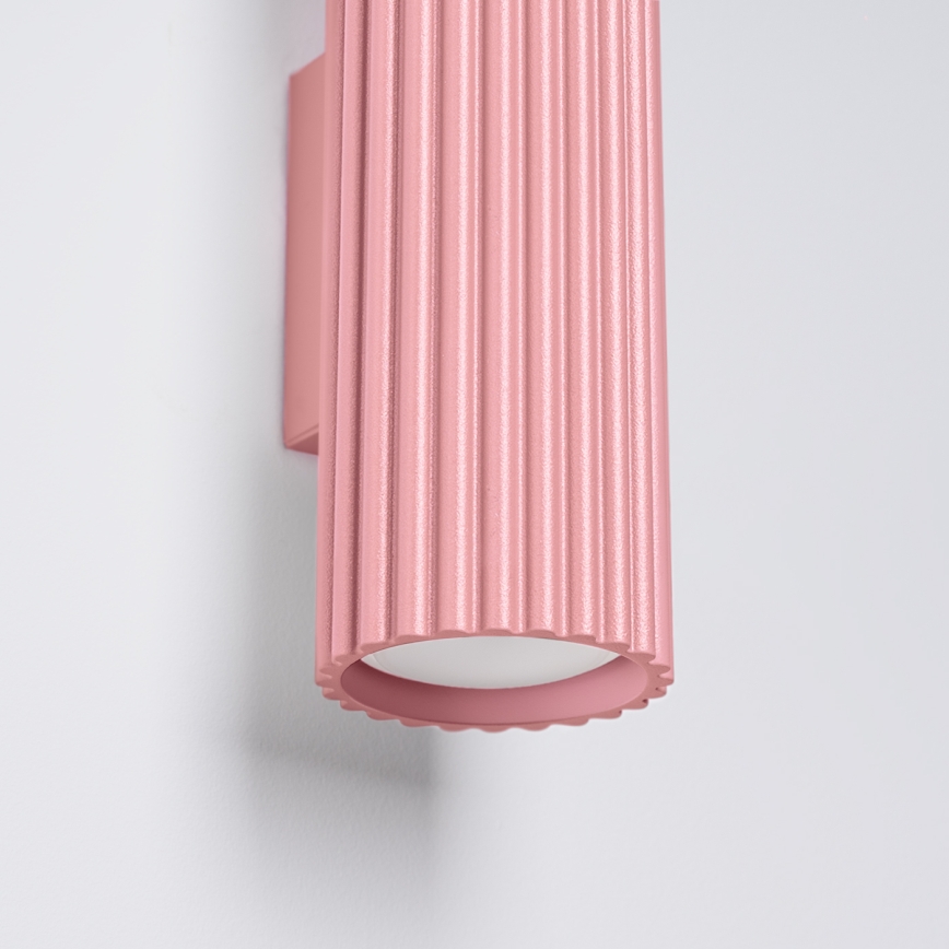 Brilagi - LED seinavalgusti CRESTO 2xGU10/10W/230V 20 cm roosa