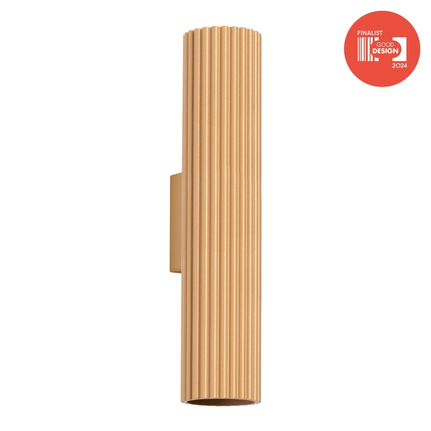 Brilagi - LED seinavalgusti CRESTO 2xGU10/10W/230V 30 cm kuldne