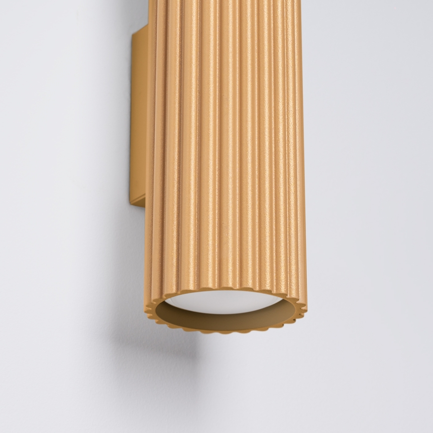 Brilagi - LED seinavalgusti CRESTO 2xGU10/10W/230V 30 cm kuldne