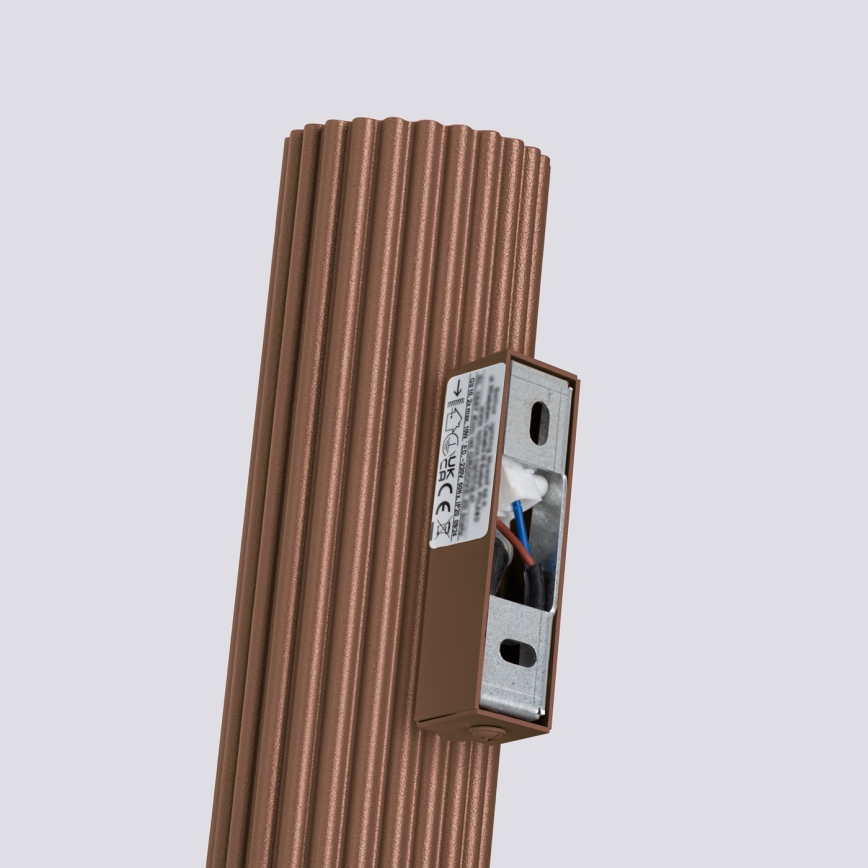 Brilagi - LED-seinavalgusti CRESTO 2xGU10/10W/230V 30 cm pruun