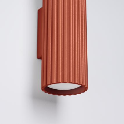 Brilagi - LED-seinavalgusti CRESTO 2xGU10/10W/230V 30 cm punane