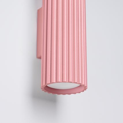 Brilagi - LED-seinavalgusti CRESTO 2xGU10/10W/230V 30 cm roosa