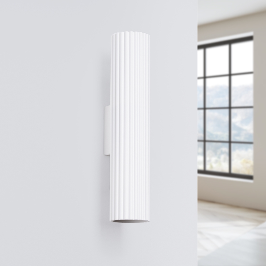 Brilagi - LED-seinavalgusti CRESTO 2×GU10/10W/230V 30 cm valge