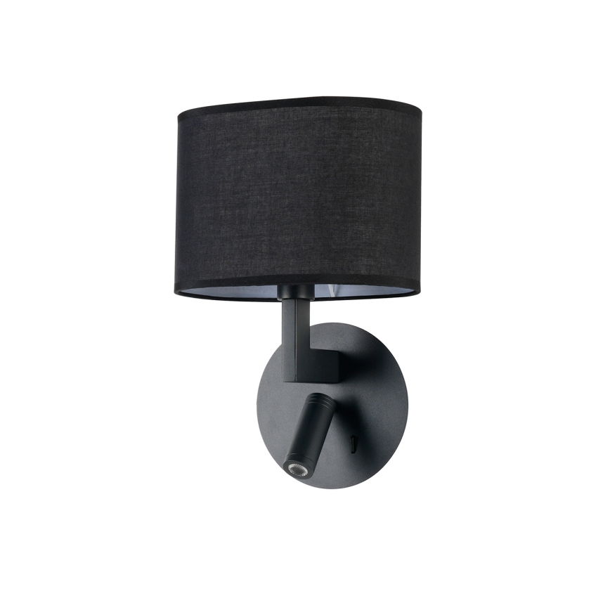 Brilagi - LED Seinavalgusti DAYA 1xE14/40W/230V + LED/3W must