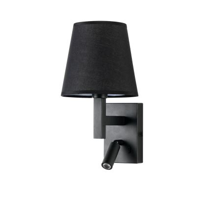 Brilagi - LED Seinavalgusti DEYA 1xE14/40W/230V + LED/3W must