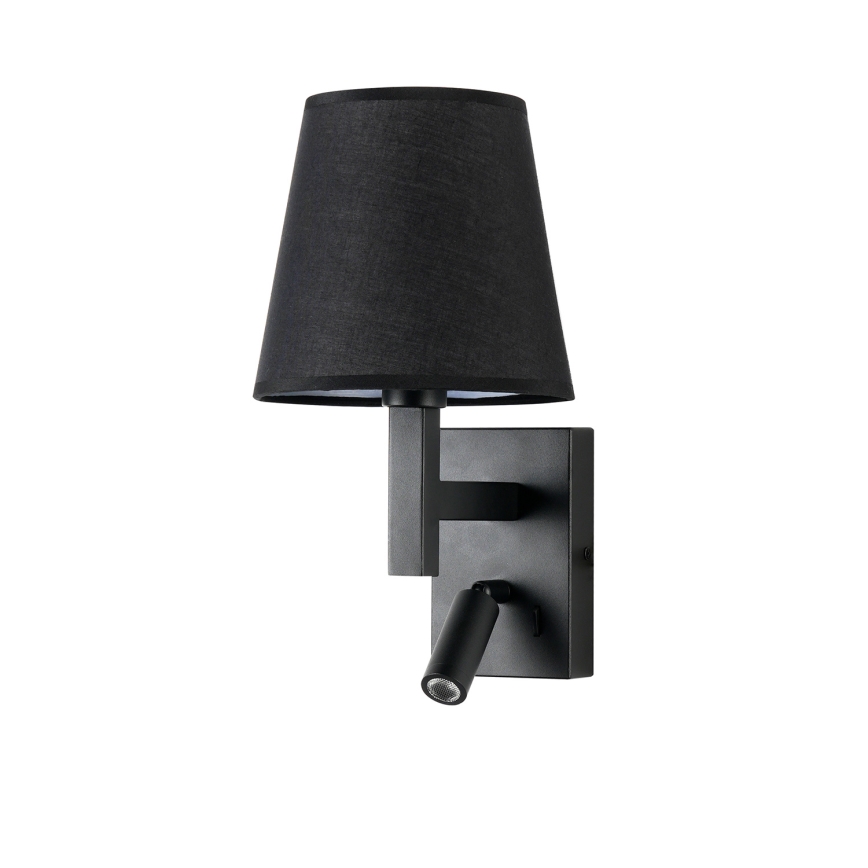 Brilagi - LED Seinavalgusti DEYA 1xE14/40W/230V + LED/3W must