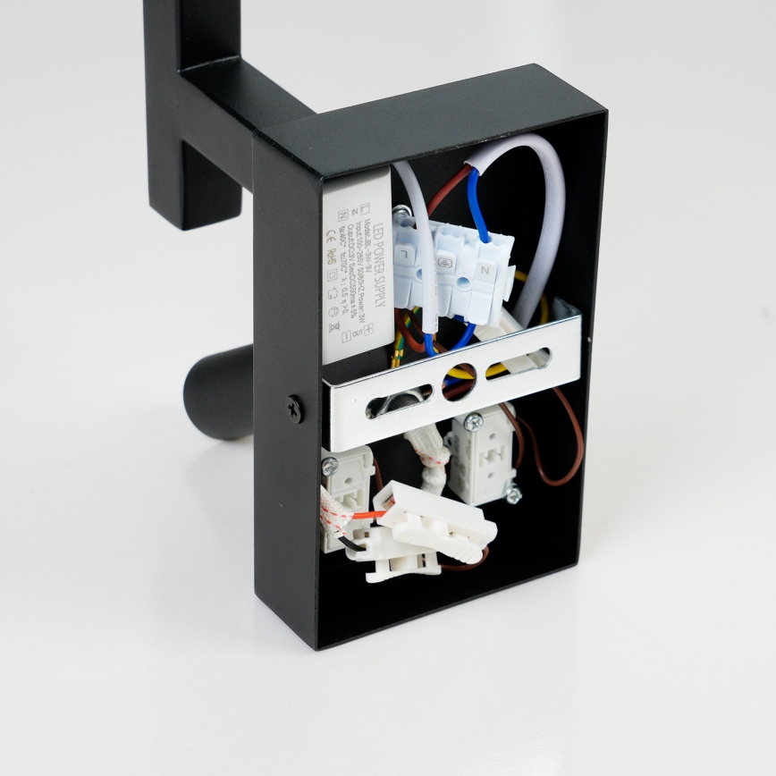 Brilagi - LED Seinavalgusti DEYA 1xE14/40W/230V + LED/3W must