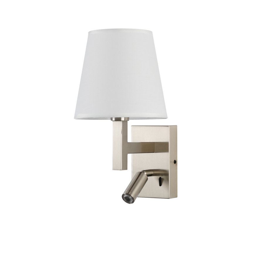 Brilagi - LED Seinavalgusti DEYA 1xE14/40W/230V + LED/3W valge/matt kroom