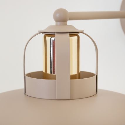 Brilagi - LED Seinavalgusti FLAMENGO 1xE27/60W/230V beež