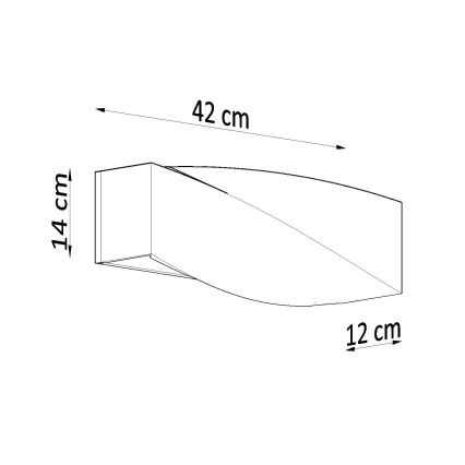 Brilagi -  LED Seinavalgusti KERRY 1xE27/7,5W/230V keeramika/valge