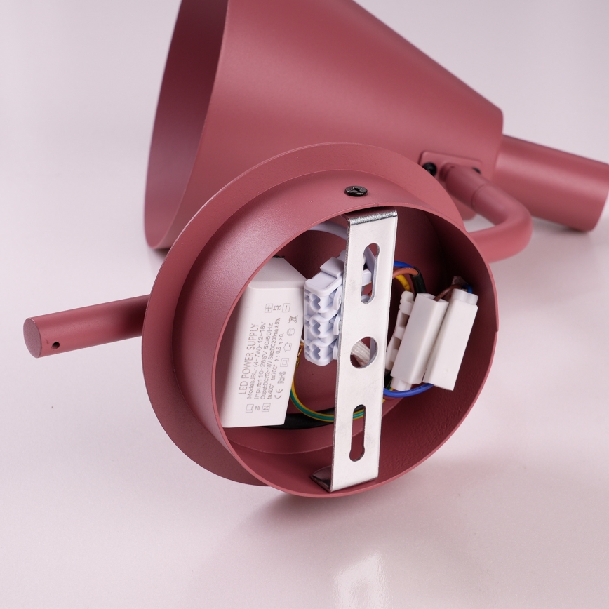 Brilagi - LED Seinavalgusti LUCERA LED/3W/230V burgundia