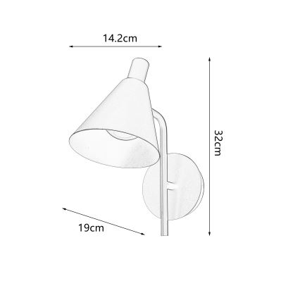 Brilagi - LED Seinavalgusti LUCERA LED/3W/230V must