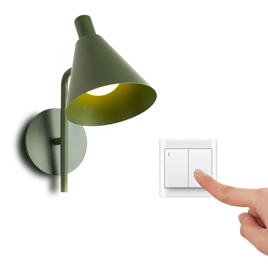 Brilagi - LED Seinavalgusti LUCERA LED/3W/230V roheline
