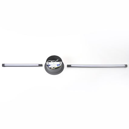 Brilagi - LED Seinavalgusti LUGO DUE LED/9W/230V must