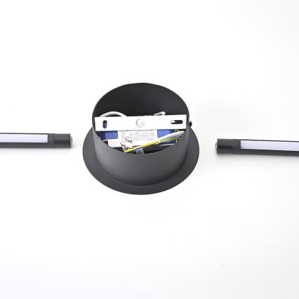 Brilagi - LED Seinavalgusti LUGO DUE LED/9W/230V must