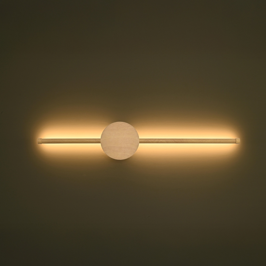 Brilagi - LED Seinavalgusti LUGO DUE LED/9W/230V tammepuidu kaunistus