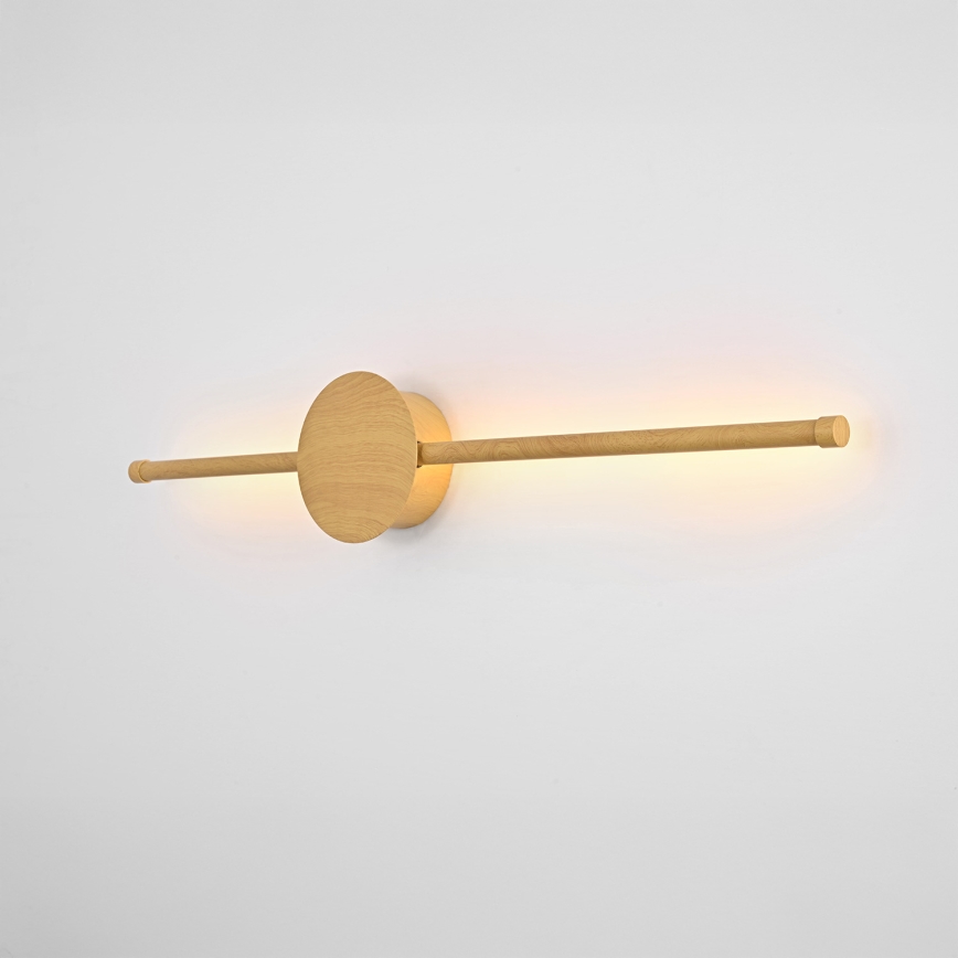 Brilagi - LED Seinavalgusti LUGO DUE LED/9W/230V tammepuidu kaunistus